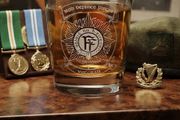 Irish Defence Forces Veteran Laser Engraved Whiskey Glass