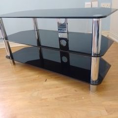 glass TV stand