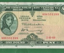 Ireland 1969 Lady Lavery 1 Pound (60H)