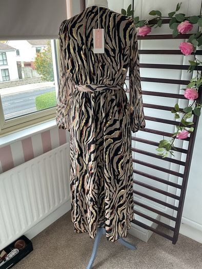 dress Bnwt animal print dress Lille rose brand s/medium wrap effect dress