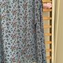 skirt Fransa asymmetrical powder blue floral skirt size small 10/12 Image 3