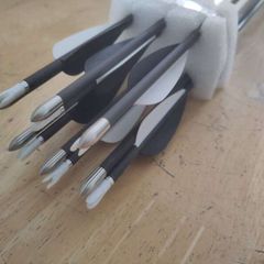 6 barely used Skylon Radius arrows | 1300 spine | 25" AMO length