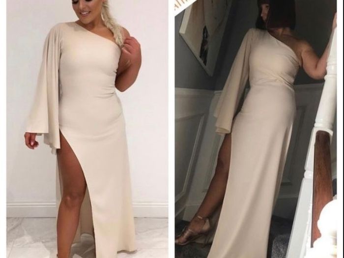 one shoulder maxi dress