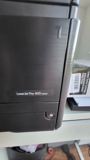 HP laserjet pro with new toner cartridge