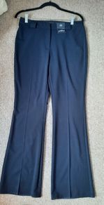 M & S Navy Slim Regular Bootcut