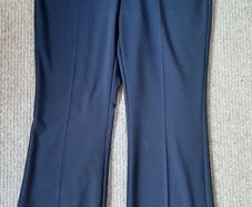 M & S Navy Slim Regular Bootcut