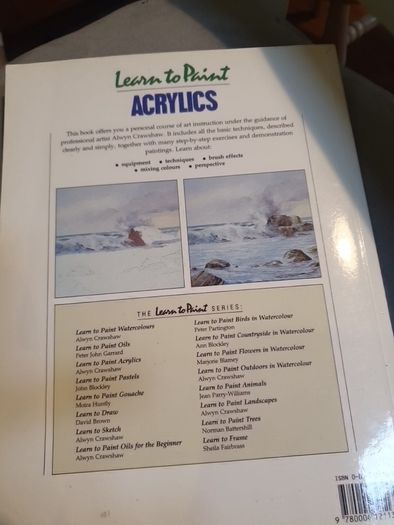Learn To Paint Acrylics In Very Good Condition From Pet Smoke Free Home Lits Of Books Listed For 1 2 3 Euro