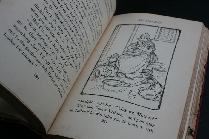 Stories for Little Children // 1920 Hardback // The Kindergarten Children's Hour // Children's Stories and Poems , Songs, plays, Vol 1