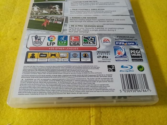 FIFA 09 PlayStation 3 Ps3 Games Original
