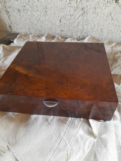 Dal Negro Burl Walnut Cigar Humidor