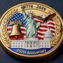 Coin 250th Anniversary of Establishment /  250th Anniversary Freedom / Commemorative Coin. New. Image 5