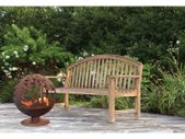 Esschert Design Fire Pit Laser Cut 57.5x57.5x66 cm Rust FF261
