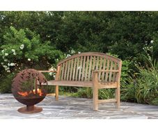Esschert Design Fire Pit Laser Cut 57.5x57.5x66 cm Rust FF261