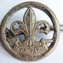 1920's Boy Scouts Assistant Scoutmaster Silver plume hat badge Image 2