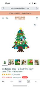 Toddlers Tree - Children's very own Christmas tree!