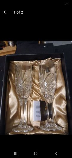 Brand new crystal glasses