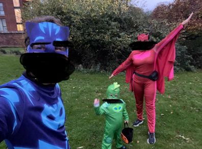 pj masks costume family