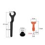 BRAND NEW 100x Alignment Tile Leveling Wedges Tile Spacers System Flat Ceramic Leveler Image 5