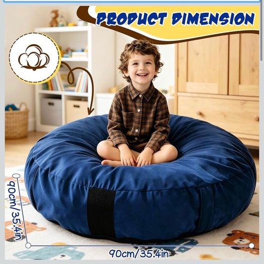 Sensory Crash Pad for Kids, Autism Crash Mat for Jumping, Climbing&Playing Crash Pad with Handles & Anti-Slip Bottom,Washable Landing Pad for Autism,Lightweight for Bedroom/Classroom/Sensory Room