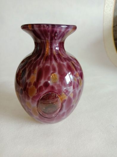 Hand Blown Art Glass Bud Vase