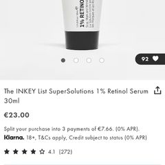 retinol - The inkey list 30ml