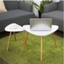 BRAND NEW 2 Side Coffee Tables Furniture Nested Tables Living Room Side Table Image 2