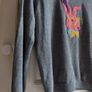 Grey Knit Jumper / Long Sleeve Top SIZE M Image 2