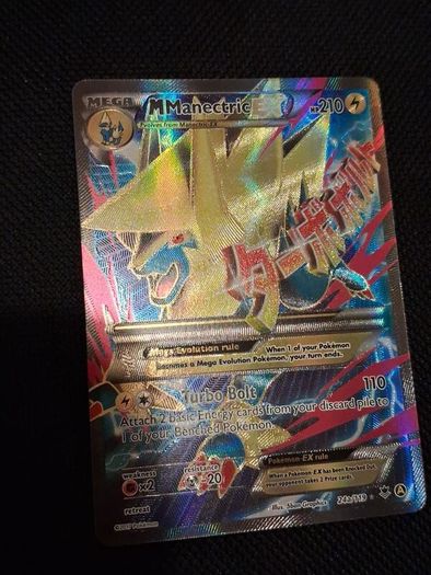 Pokemon Card : Mega Manectric Ex 24a