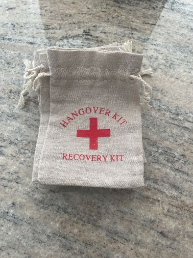 After Hen Party hangover kits - free