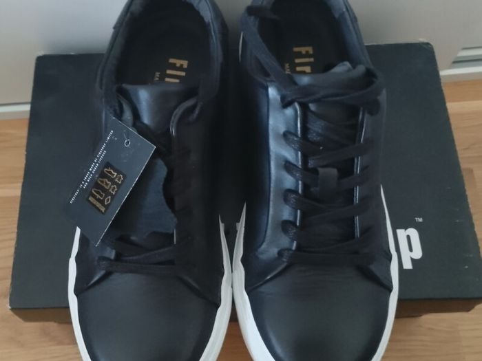 Firetrap leather trainers