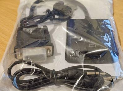HDMI to VGA cable with audio