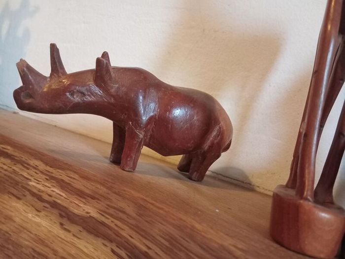 vintage besmo wood animals