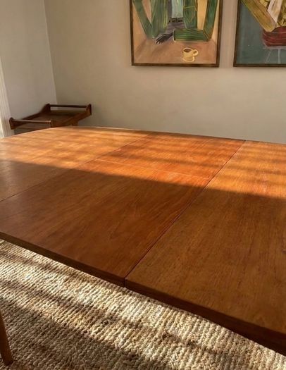 Mid Century G Plan Teak Extending Dining Table & 4 Matching Chairs
