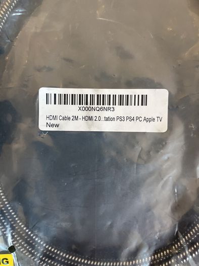 SecuroMax 2M Braided HDMI Cable