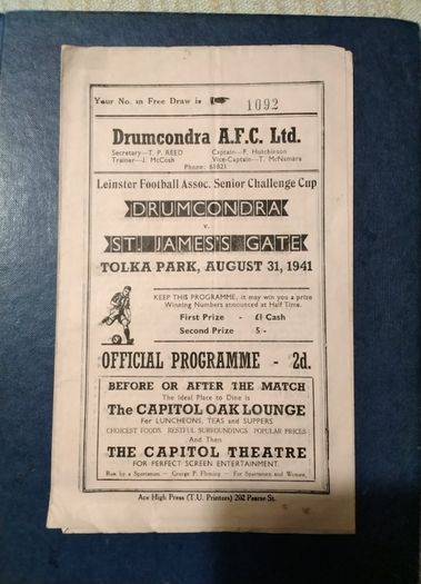 Eire  Soccer Programme