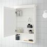 HEMNES Mirror cabinet with 1 door, white, 63x16x98 cm Image 2