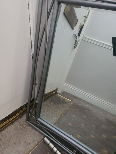 Large Wrought Iron Framed Mirror