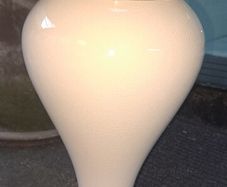 Huge 2 x Lamps Brass Ceramic