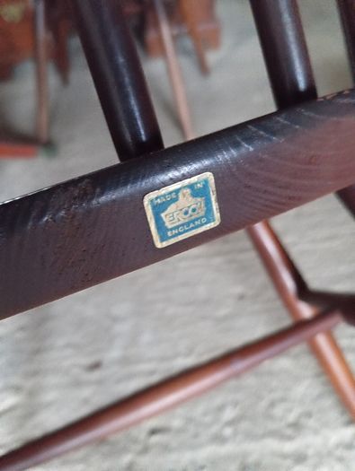 Vintage Ercol moustache Windsor dining chairs