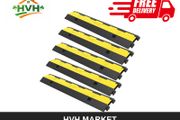 5-Pack 2-Channel Cable Protector Ramps