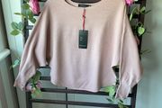 jumper Bnwt dusky pink batwing style jumper size xsmall (uk 8)