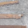 Three vintage crosscut saw blades, Image 3