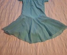 Blue ballet outfit with cardigan