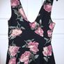Beautiful Boohoo mini dress with roses, like NEW,  size 8 Image 2