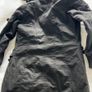 Black heavy winter coat with detachable hood Image 2