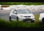 Ep3 track car  +  twin axle trailer