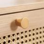 BRAND NEW + SEALED Birlea "Croxley" Rattan Bedside Drawers/Side Table Image 7