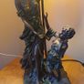 Lady & Children Dancing 3 Shades lamp Image 3