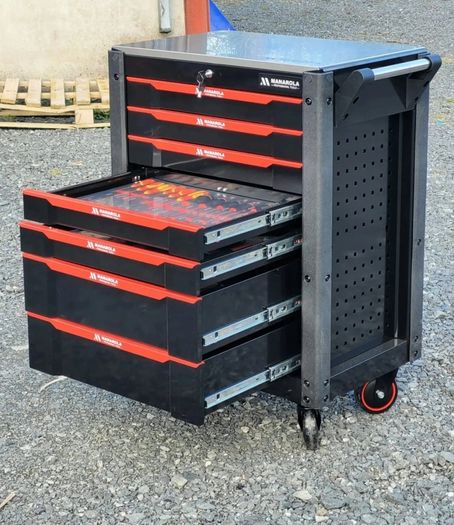 Manarola 7 Drawer Stainless Steel Tool Box