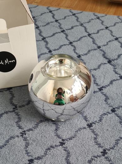 Brand New Nick Monroe silver lined Medium Vase
